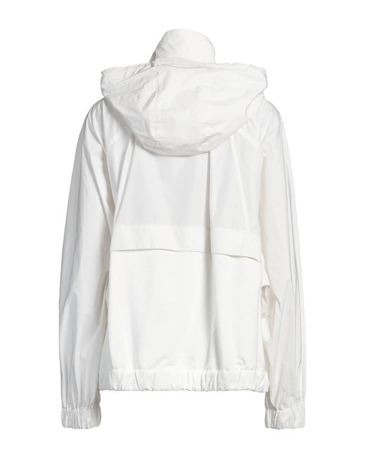 Brunello Cucinelli White Jacket Polyester, Cotton, Brass