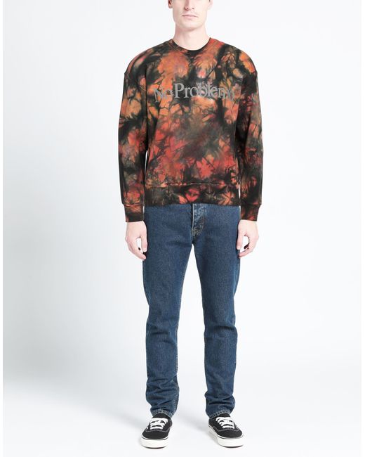 Aries Orange Sweatshirt for men