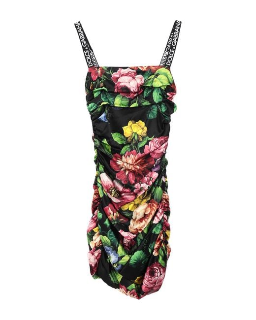 Dolce & Gabbana Green Mini-Kleid