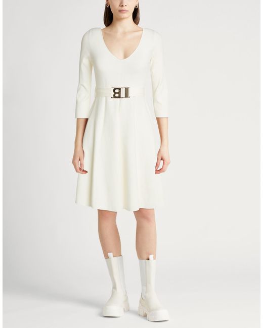 Blugirl Blumarine White Mini Dress