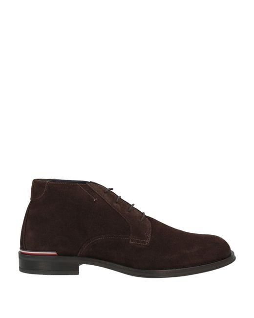 Tommy Hilfiger Brown Ankle Boots for men
