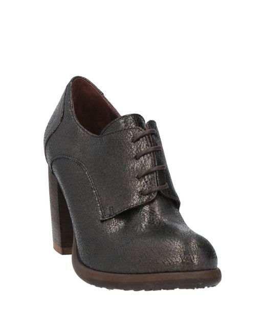 Sgn Giancarlo Paoli Brown Lace-up Shoes