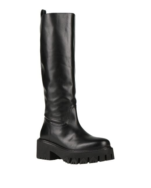 Patrizia Pepe Black Knee Boots