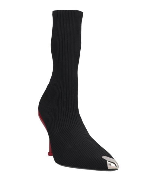 McQueen Black Ankle Boots