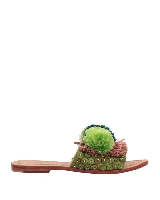 Maliparmi Green Sandals