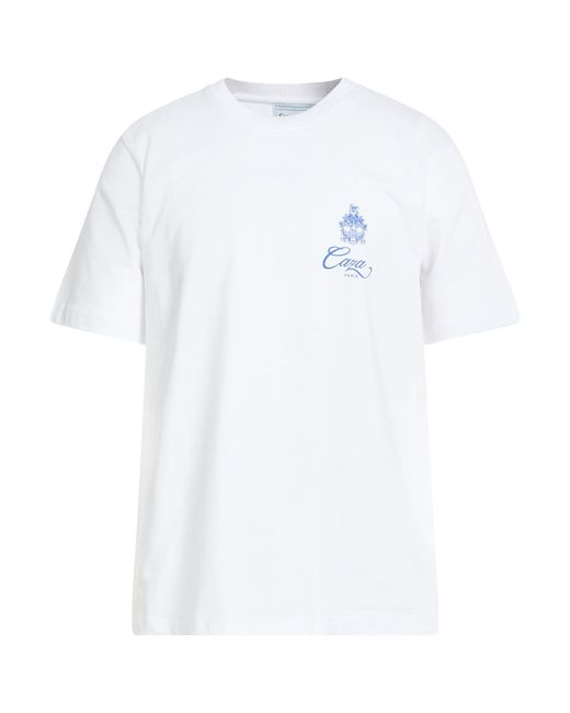 Casablanca White T-Shirt Organic Cotton for men