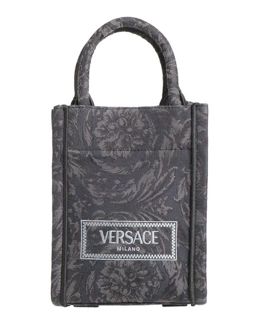 Versace Gray Handbag