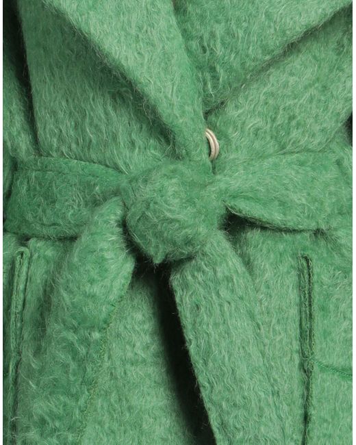 Erika Cavallini Semi Couture Green Shearling & Teddy