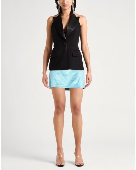 Jucca Blue Mini Skirt Cotton, Viscose