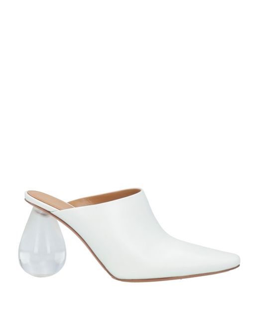 Loewe White Mules & Clogs
