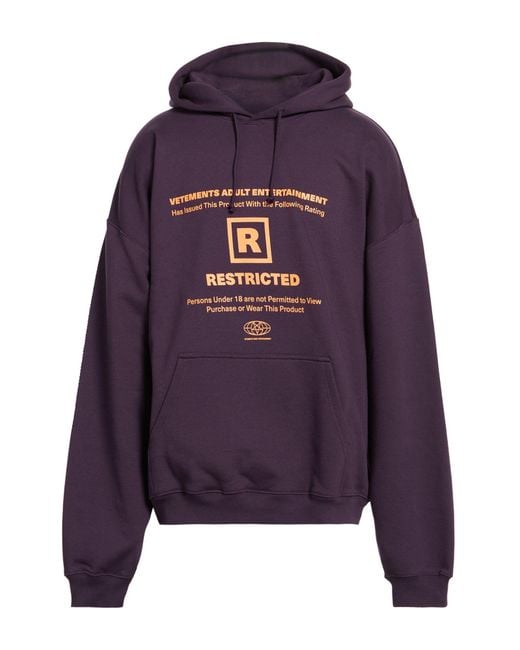 Sweat-Shirt Vetements pour homme en coloris Purple