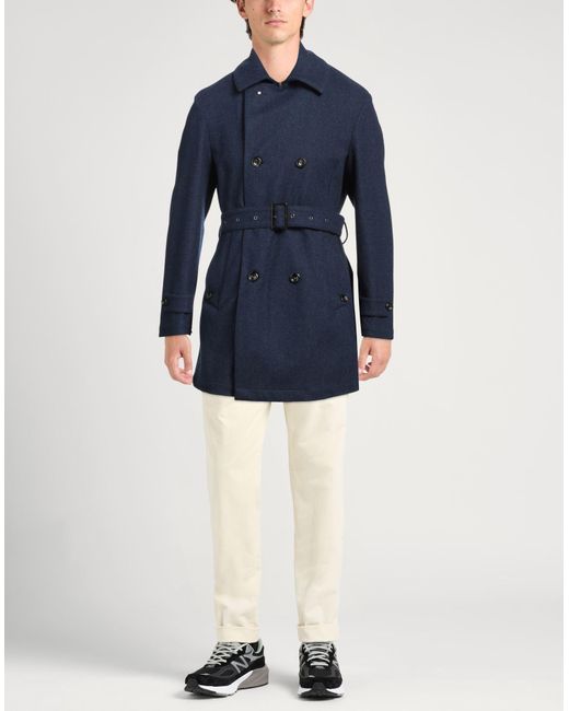 Cappotto di Luigi Bianchi in Blue da Uomo