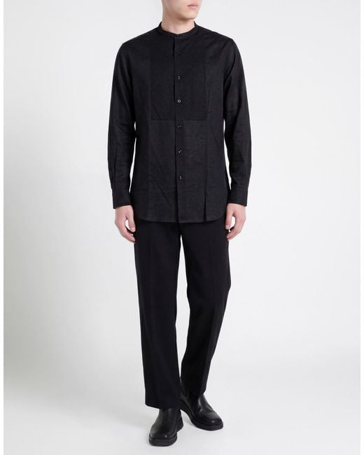 Paolo Pecora Black Shirt for men