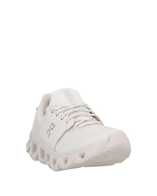 On Shoes White Sneakers Textile Fibers, Synthetic Fibers