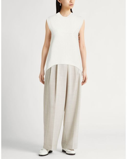 Daniele Fiesoli White Collezione N_01 Ivory Sweater Merino Wool, Cashmere