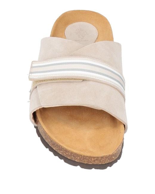 Eleventy White Sandals for men