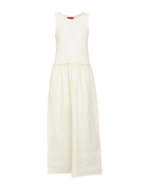 MAX&Co. White Maxi Dress