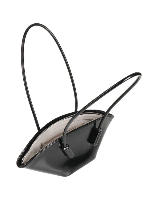 THEMOIRÈ Black Shoulder Bag Textile Fibers
