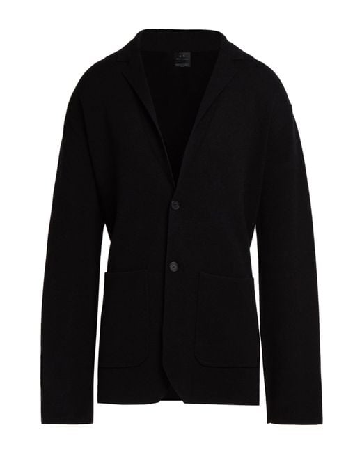 ARMANI EXCHANGE Black Blazer for men
