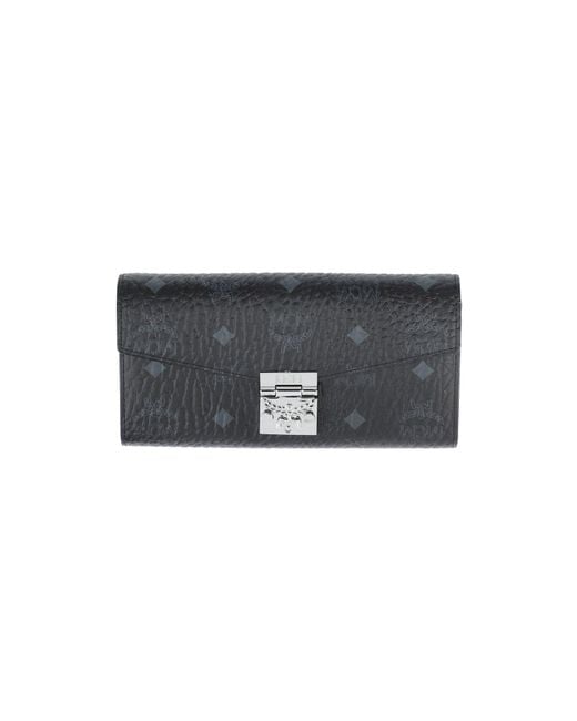 MCM Black Wallet Soft Leather