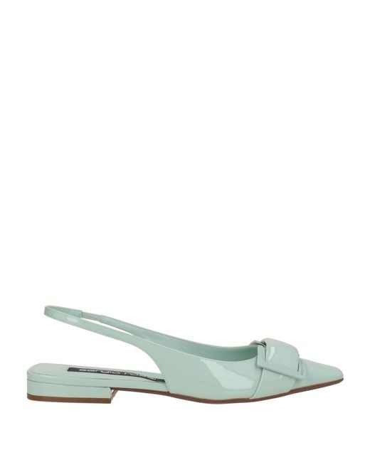Sergio Rossi Green Ballet Flats