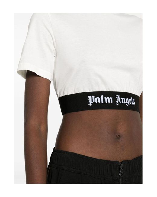 T-shirt di Palm Angels in White