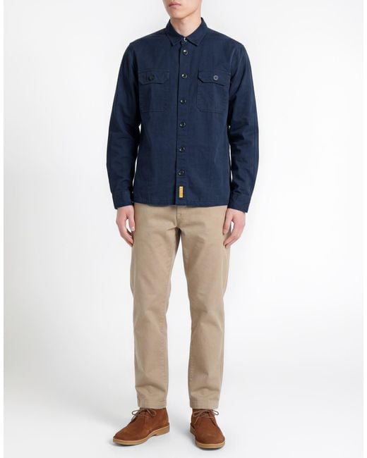 B.D. Baggies Blue Shirt Cotton for men