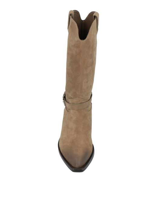 Ash Brown Ankle Boots