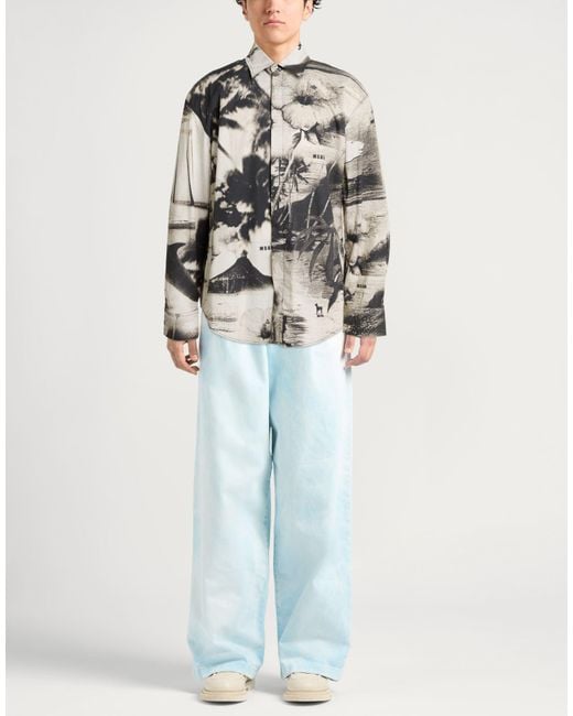 MSGM Gray Shirt for men