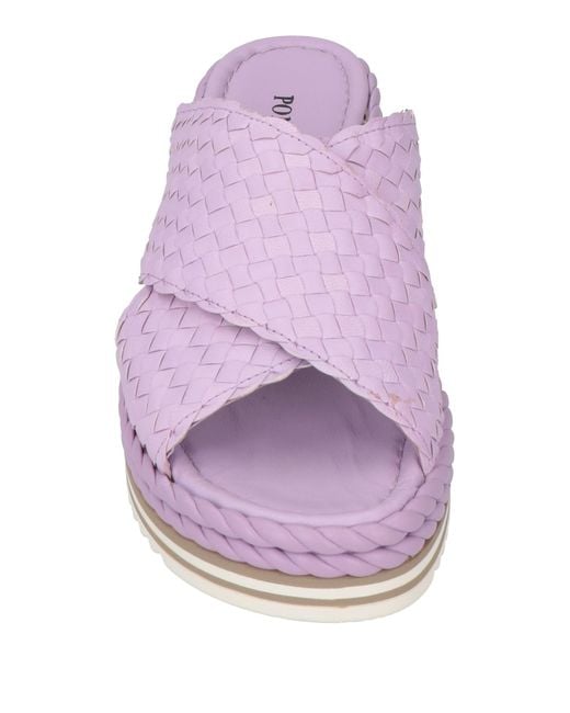Pons Quintana Purple Sandals
