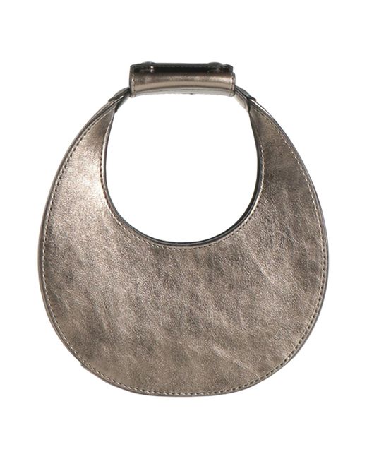 Staud Gray Handbag Textile Fibers