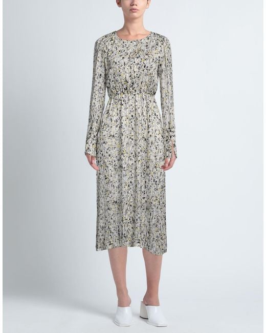 Patrizia Pepe Gray Midi Dress