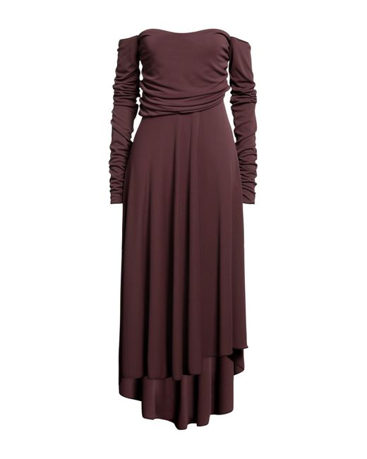 Vestido midi Erika Cavallini Semi Couture de color Purple