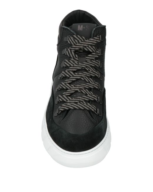 MICH SIMON Black Sneakers Leather for men
