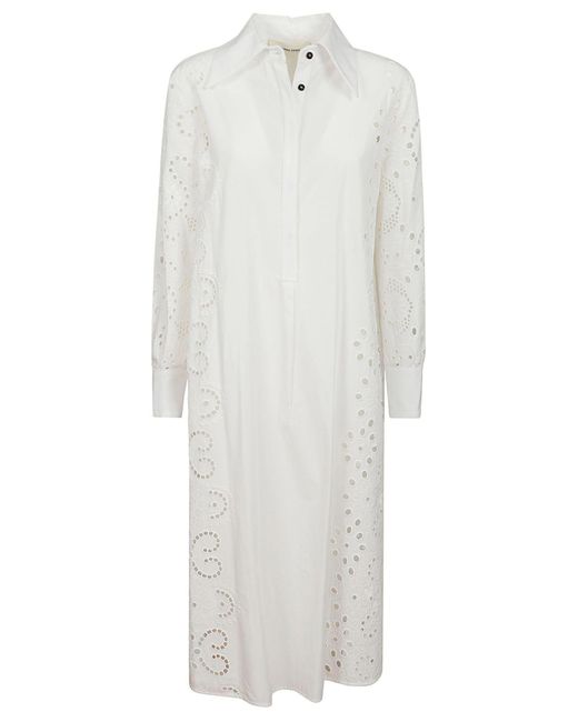 Robe midi Liviana Conti en coloris White