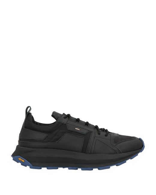 THE ANTIPODE Black Sneakers Leather, Textile Fibers for men