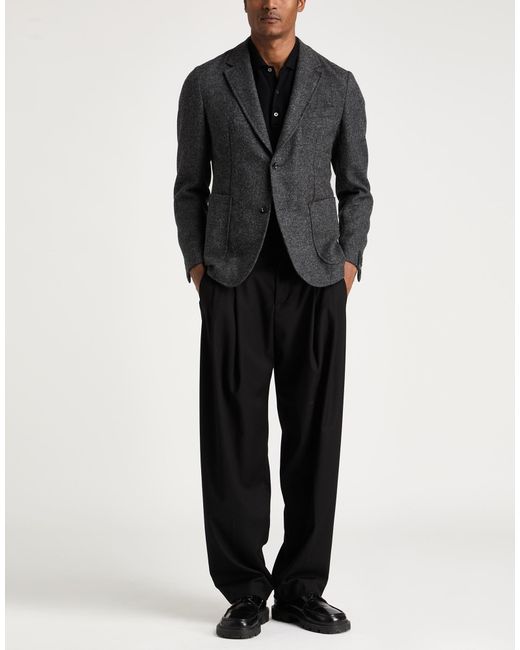 Zegna Black Blazer Polyester for men