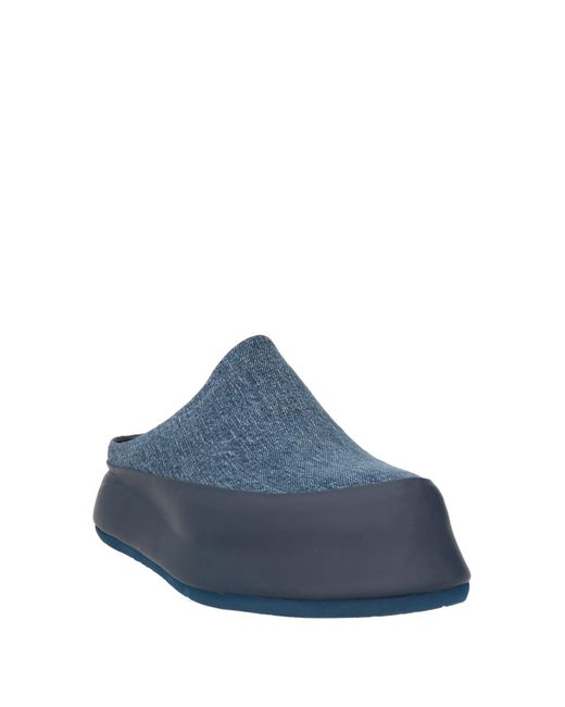 Jacquemus Blue Mules & Clogs Soft Leather, Textile Fibers for men