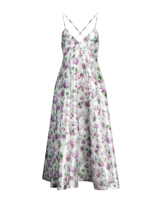 Philosophy Di Lorenzo Serafini Pink Maxi Dress Polyester