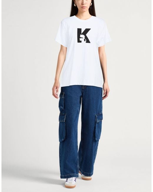 Karl Lagerfeld White T-Shirts