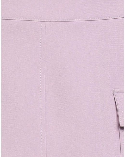 Caractere Pink Mini Skirt Polyester, Viscose, Elastane