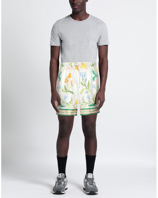 Casablancabrand Green Shorts & Bermuda Shorts for men