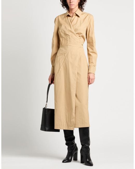 Max Mara Natural Midi Dress Cotton