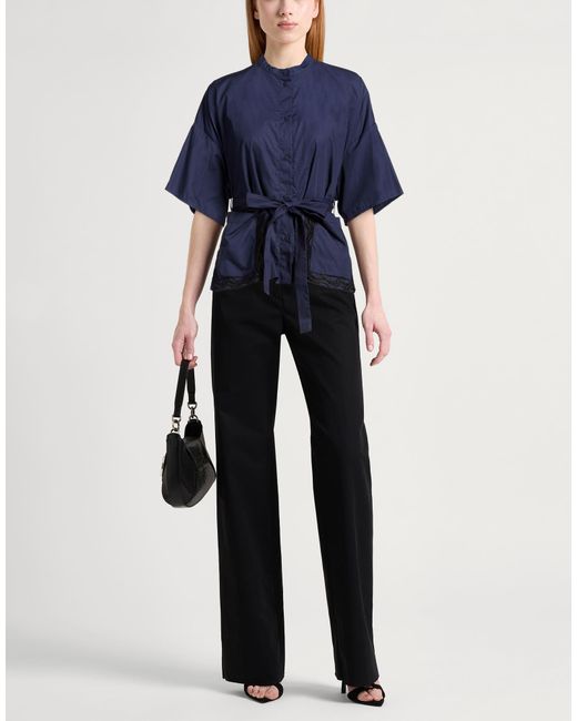 Beatrice B. Blue Midnight Shirt Cotton