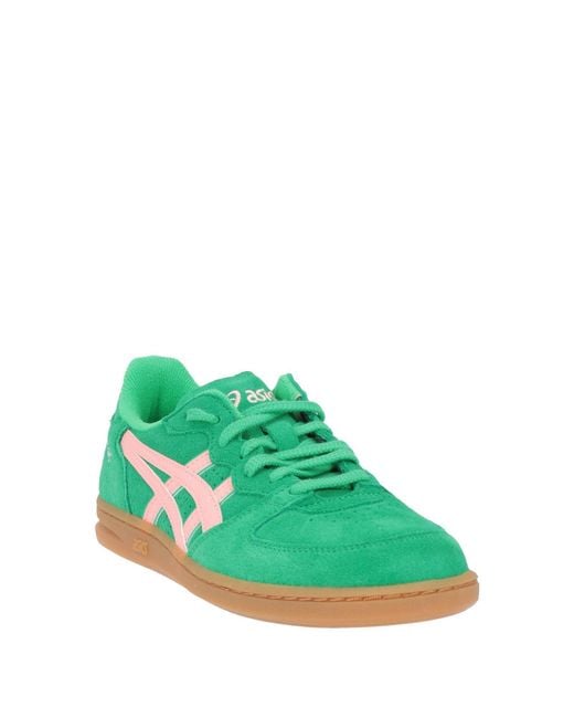 Asics Green Sneakers Leather
