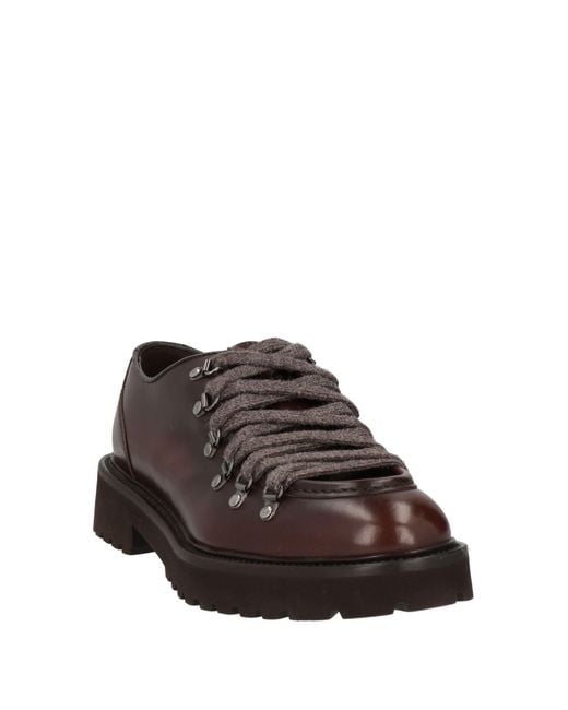Doucal's Brown Lace-up Shoes
