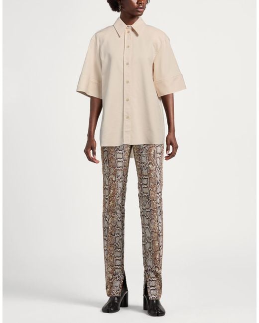 BITE STUDIOS Natural Woven Cotton-Blend Shirt