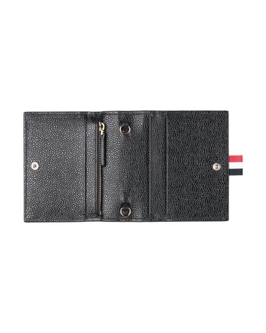 Thom Browne Black Cardholder Leather