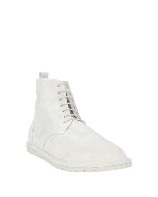 Marsèll White Gomme Ankle Boots Calfskin for men