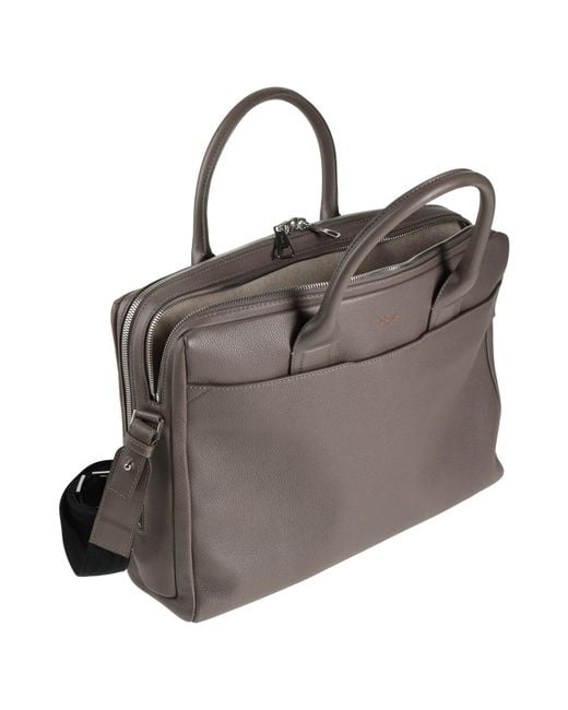 Borsa A Mano di Pineider in Brown da Uomo
